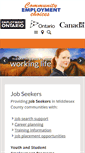 Mobile Screenshot of communityemploymentchoices.ca